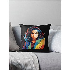 Alessia Cara Throw Pillow