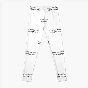 Find Me Where the Wild Things Are - Alessia Cara Leggings