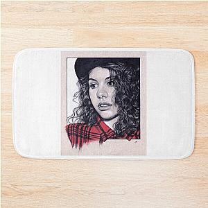 Alessia Cara pencil art Bath Mat