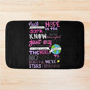 Scars To Your Beautiful by Alessia Cara Bath Mat