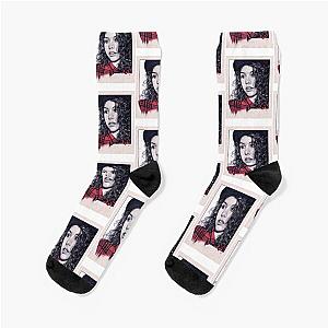 Alessia Cara pencil art Socks