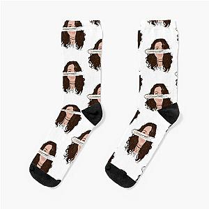 Alessia Cara 'Fall Away' drawing art Socks