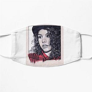 Alessia Cara pencil art Flat Mask