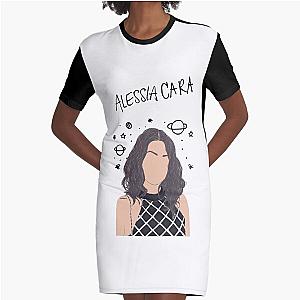 Alessia Cara Drawing Graphic T-Shirt Dress