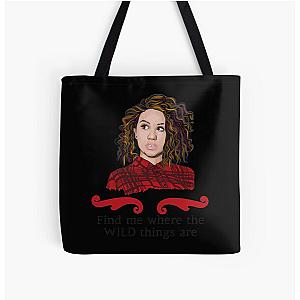 Alessia Cara With Lyrics Sticker All Over Print Tote Bag