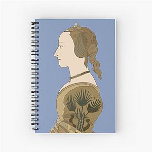 Inspired by Alesso Baldovinetti’s Portrait of a Lady in Yellow Spiral Notebook