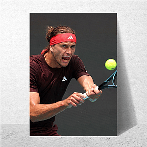 Zverev: German Precision Alexander Zverev Posters