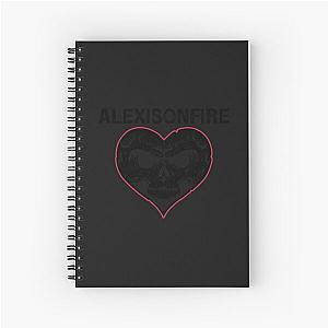 Alexisonfire skull Sticker Spiral Notebook