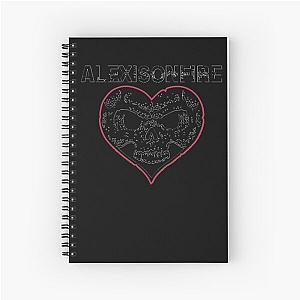 Alexisonfire skull (Black Version) Classic Spiral Notebook