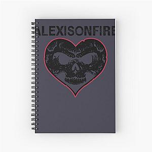 Attract Attention Most Loved Music Alexisonfire Skull Black Version Music Classic Spiral Notebook