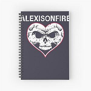 Attract Attention Most Loved Music Alexisonfire Skull Retro Spiral Notebook