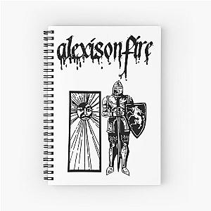 Alexisonfire Merch Knight Spiral Notebook