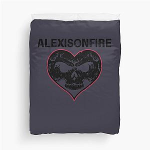 Attract Attention Most Loved Music Alexisonfire Skull Black Version Music Classic Duvet Cover