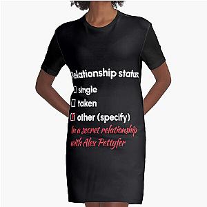 Alex Pettyfer - Life Goals Graphic T-Shirt Dress