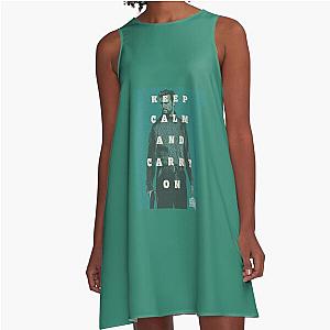 Keep Calm and Carry On A-Line Dress