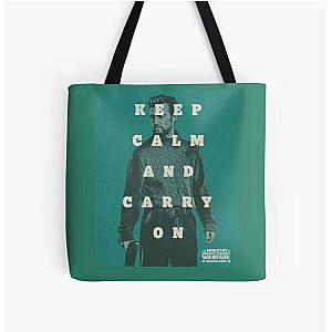 Keep Calm and Carry On Ocean Tote Bag