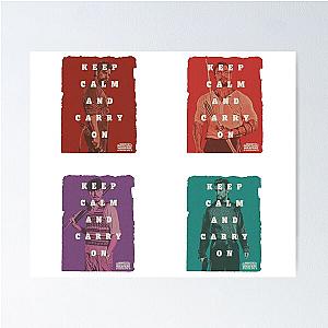 Keep Calm and Carry On STICKERS Henry Cavill Alan Ritchson Alex Pettyfer Poster