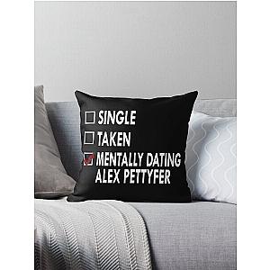 Mentally Dating Alex Pettyfer Throw Pillow