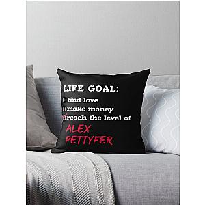 Alex Pettyfer Life goal Throw Pillow