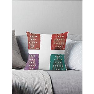 Keep Calm Carry On x4 STICKERS Henry Cavill Alan Ritchson Alex Pettyfer Throw Pillow