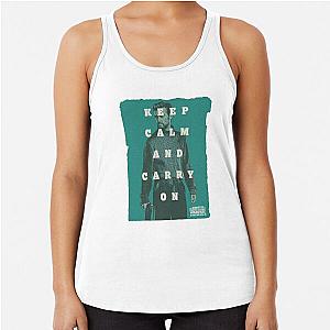 Calm and Carry On Ocean Alex Pettyfer Racer Back Tank Top