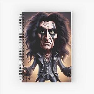 Alice Cooper Art Spiral Notebook