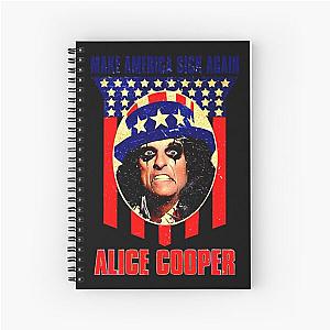 Alice Cooper Classic Vintage Vol.04 Spiral Notebook