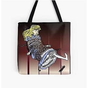 "Alice in the grunge country" All Over Print Tote Bag