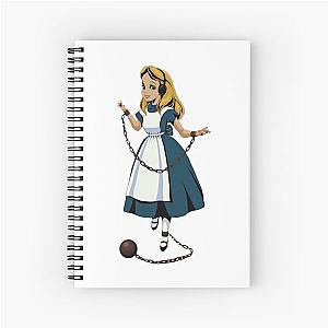 Chained Alice Spiral Notebook