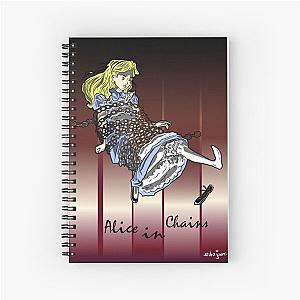 "Alice in the grunge country" Spiral Notebook