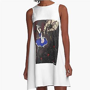 Alice in Wonderland Long A-Line Dress