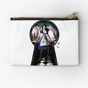 Funny Gift for Alice: Madness Returns Zipper Pouch
