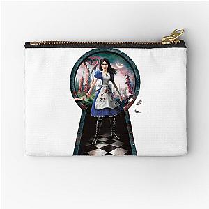 Women Men Alice in Wonderland Madness Returns Zipper Pouch