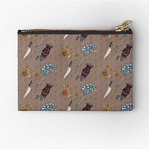 Pixel Alice Madness Zipper Pouch