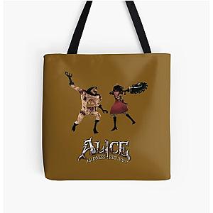 Alice in Wonderland Madness Returns All Over Print Tote Bag