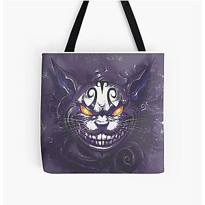 Cheshire Cat: Alice in Wonderland Madness Returns All Over Tote Bag