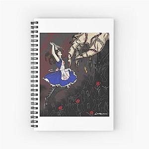 Alice in Wonderland Long Spiral Notebook