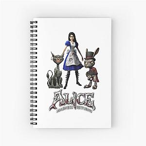 Mens Best Alice Returns Cute Gifts Spiral Notebook