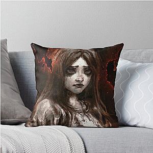 Alice in Wonderland Madness Returns Burning Photo Throw Pillow