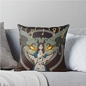 Alice in Wonderland Madness Returns Design Throw Pillow