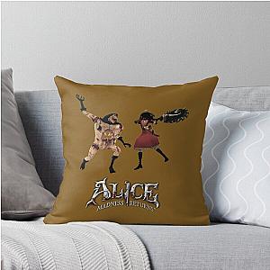 Alice Madness Returns Throw Pillow