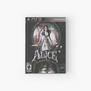 PlayStation 3 Game Cover Alice in Wonderland Madness Returns Hardcover Journal