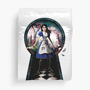 Funny Gift for Alice: Madness Returns Duvet Cover