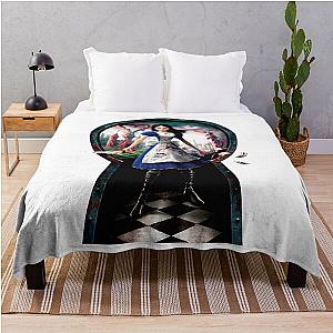 Funny Gift For Alice: Madness Returns Throw Blanket