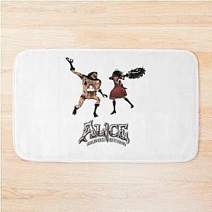 Mens Funny Alice in Wonderland Returns Bath Mat