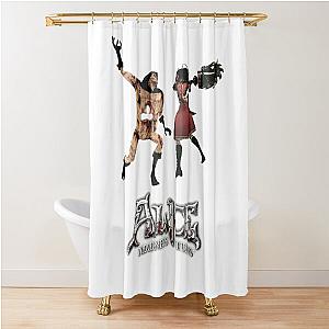 My Favorite People Alice Madness Shower Curtain