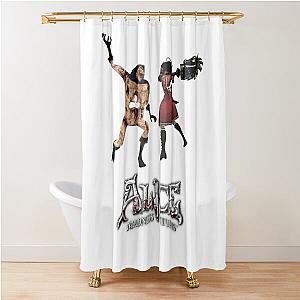 Mens Funny Alice in Wonderland Returns Shower Curtain