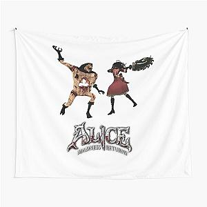 Mens Funny Alice in Wonderland Returns Tapestry
