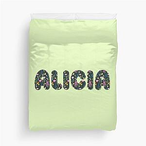 Alicia name, Alicia go green! Duvet Cover