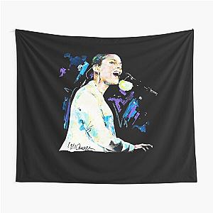 Alicia Keys – Soulful Piano Performance Art Tapestry